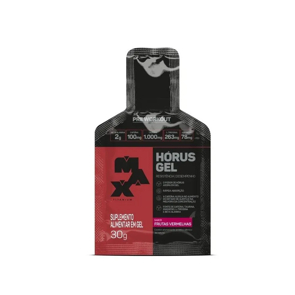HóRUS GEL SACHê (30G) - SABOR: FRUTAS VERMELHAS