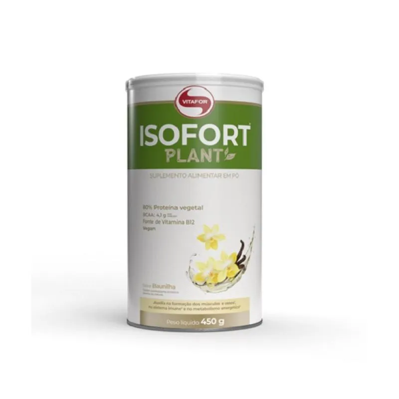 ISOFORT PLANT (450G) - SABOR: BAUNILHA