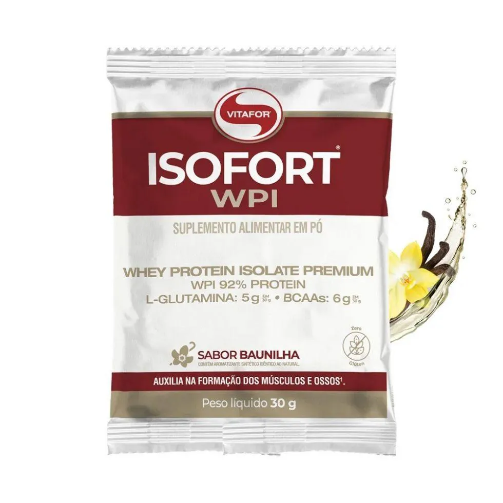 ISOFORT SACHê (30G) - SABOR: BAUNILHA