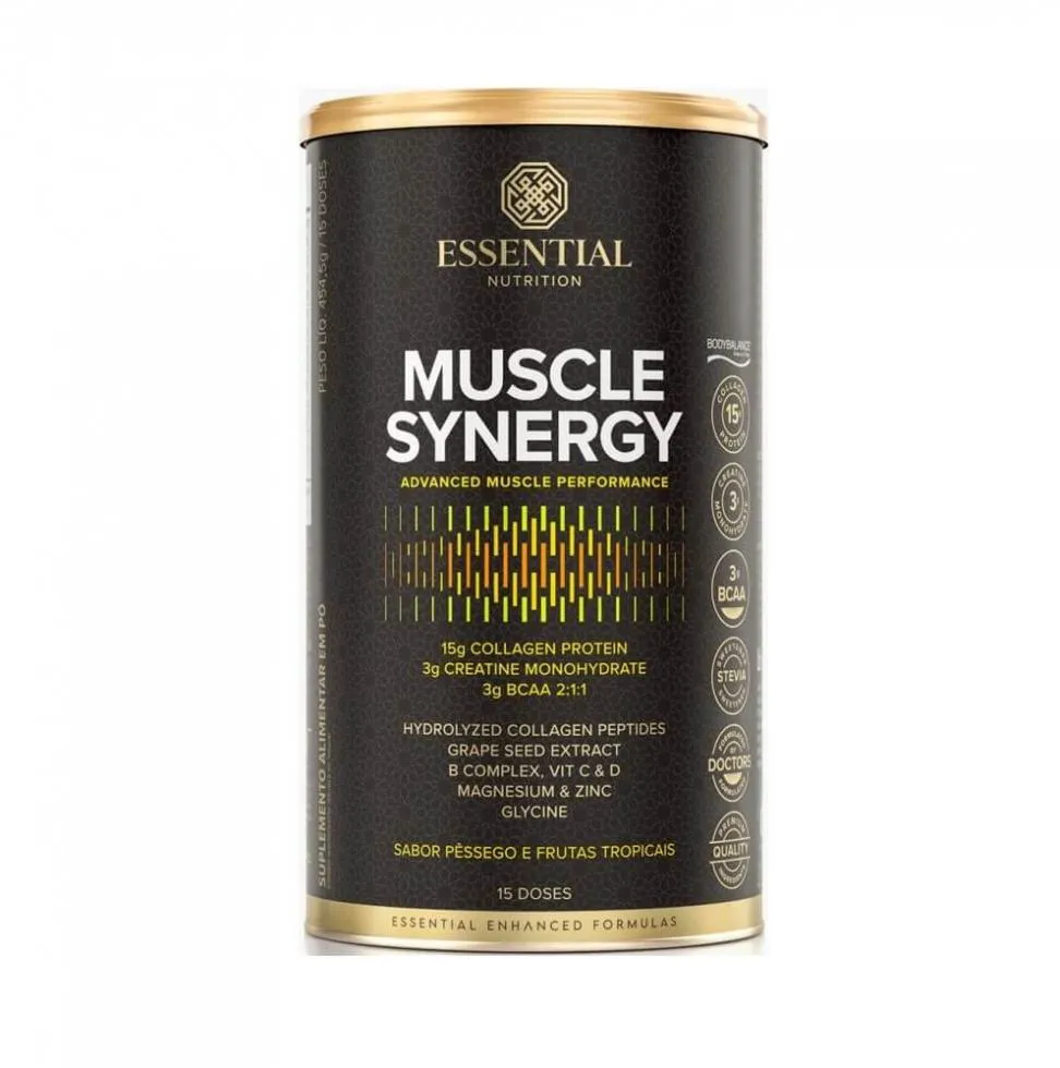 MUSCLE SYNERGY (454G) - SABOR: PêSSEGO E FRUTAS TROPICAIS