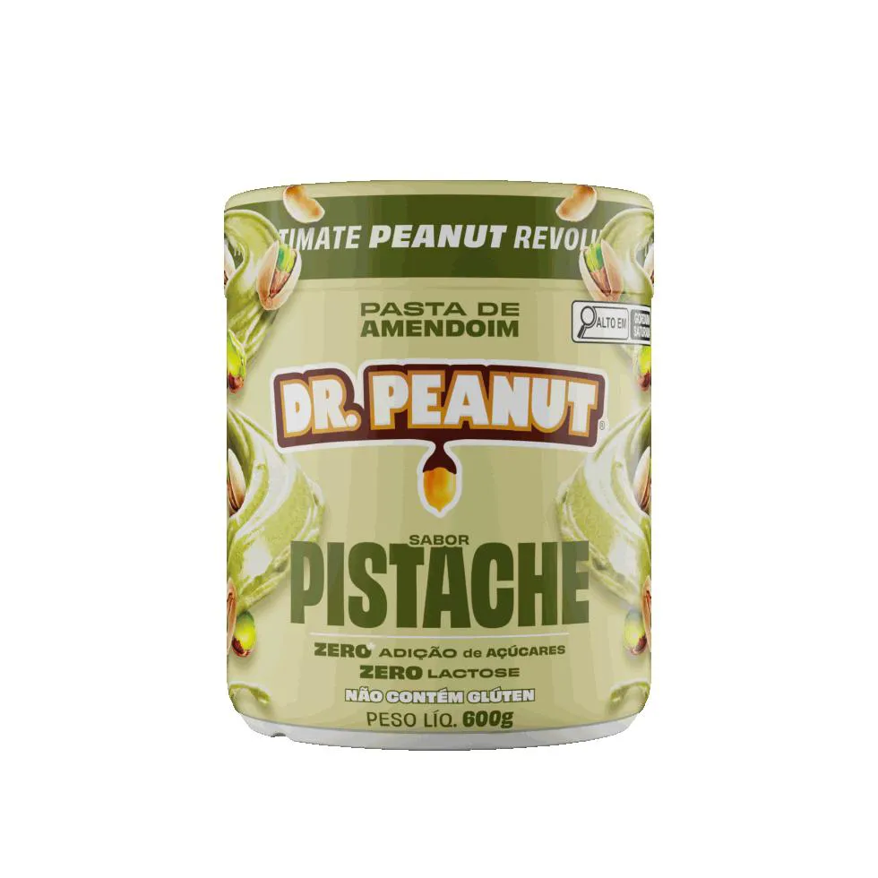 PASTA DE AMENDOIM (600G) - SABOR: PISTACHE