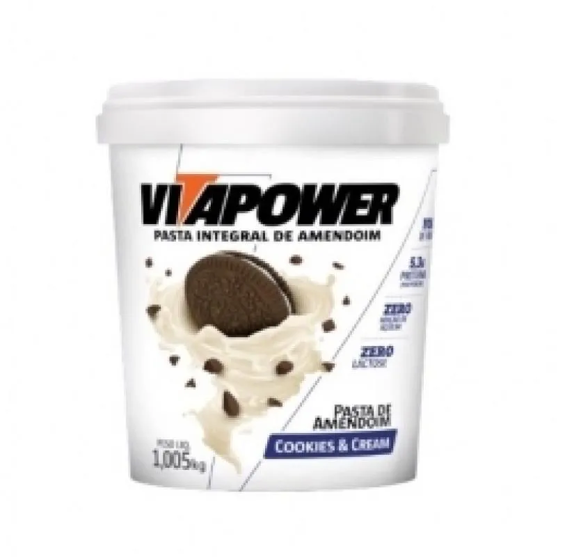 PASTA DE AMENDOIM SABORES GOURMET (1,005KG) - VENCIMENTO 31/07/2025 - SABOR: COOKIES AND CREAM