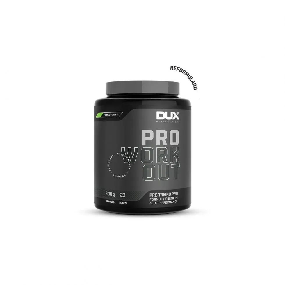 PRE WORKOUT PRO (600G) - SABOR: FRUTAS VERDES