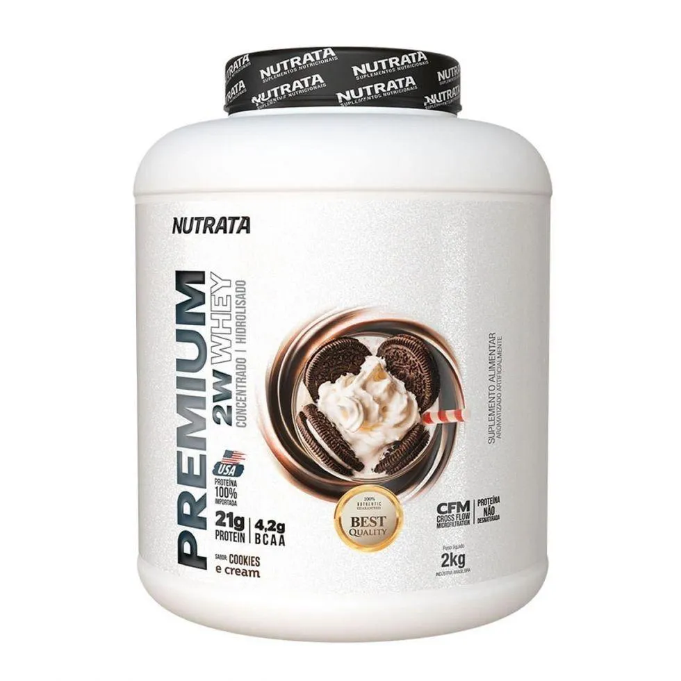 PREMIUM WHEY (2KG) - SABOR: COOKIES AND CREAM