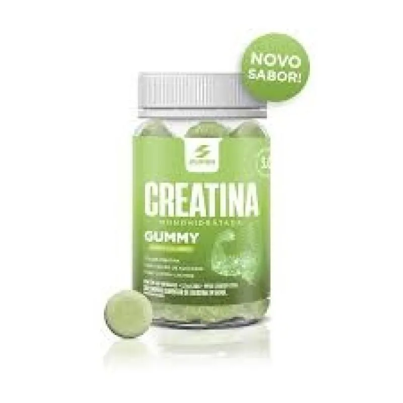 SUPER GUMMY CREATINA (60 GOMAS) - SABOR: UVA VERDE