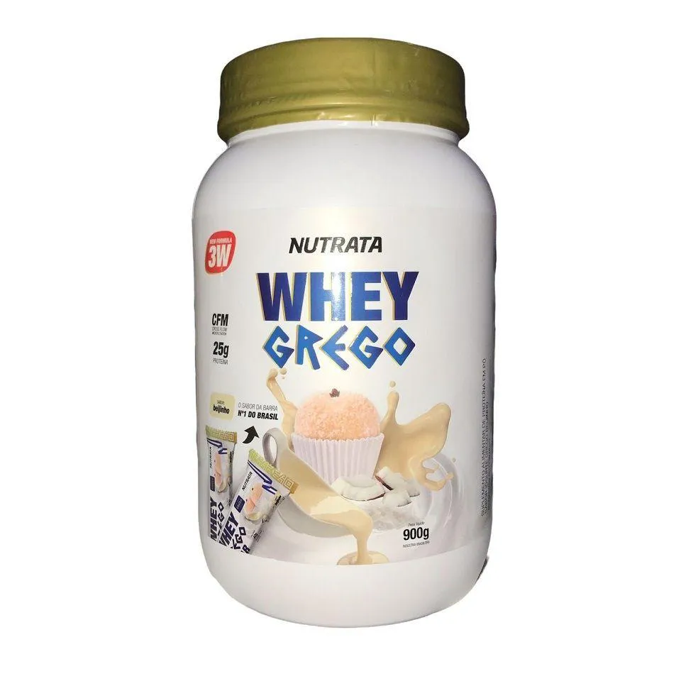 WHEY GREGO (900G) - SABOR: BEIJINHO