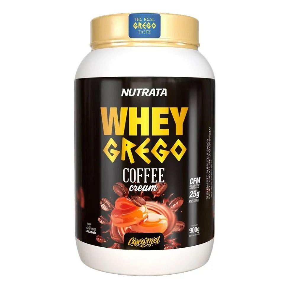 WHEY GREGO (900G) - SABOR: COFFEE CREAM CARAMELO