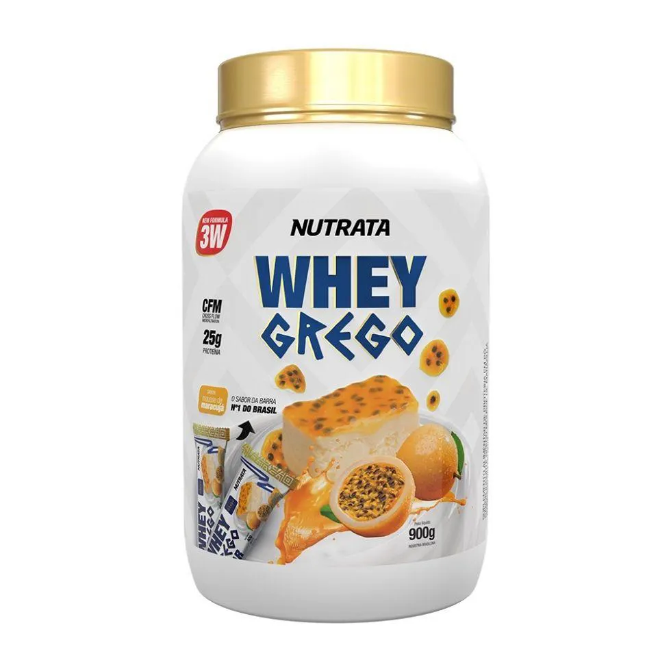 WHEY GREGO (900G) - SABOR: MOUSSE DE MARACUJá