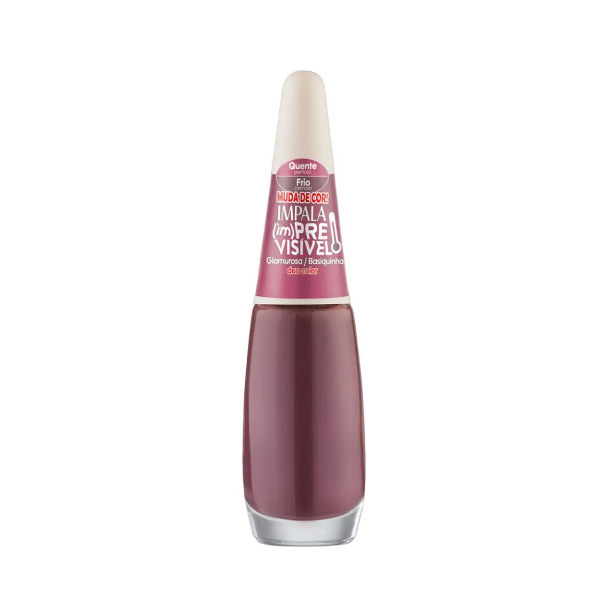 ESMALTE IMPALA COLEçãO (IM)PREVISíVEL GLAMUROSA BASIQUINHA