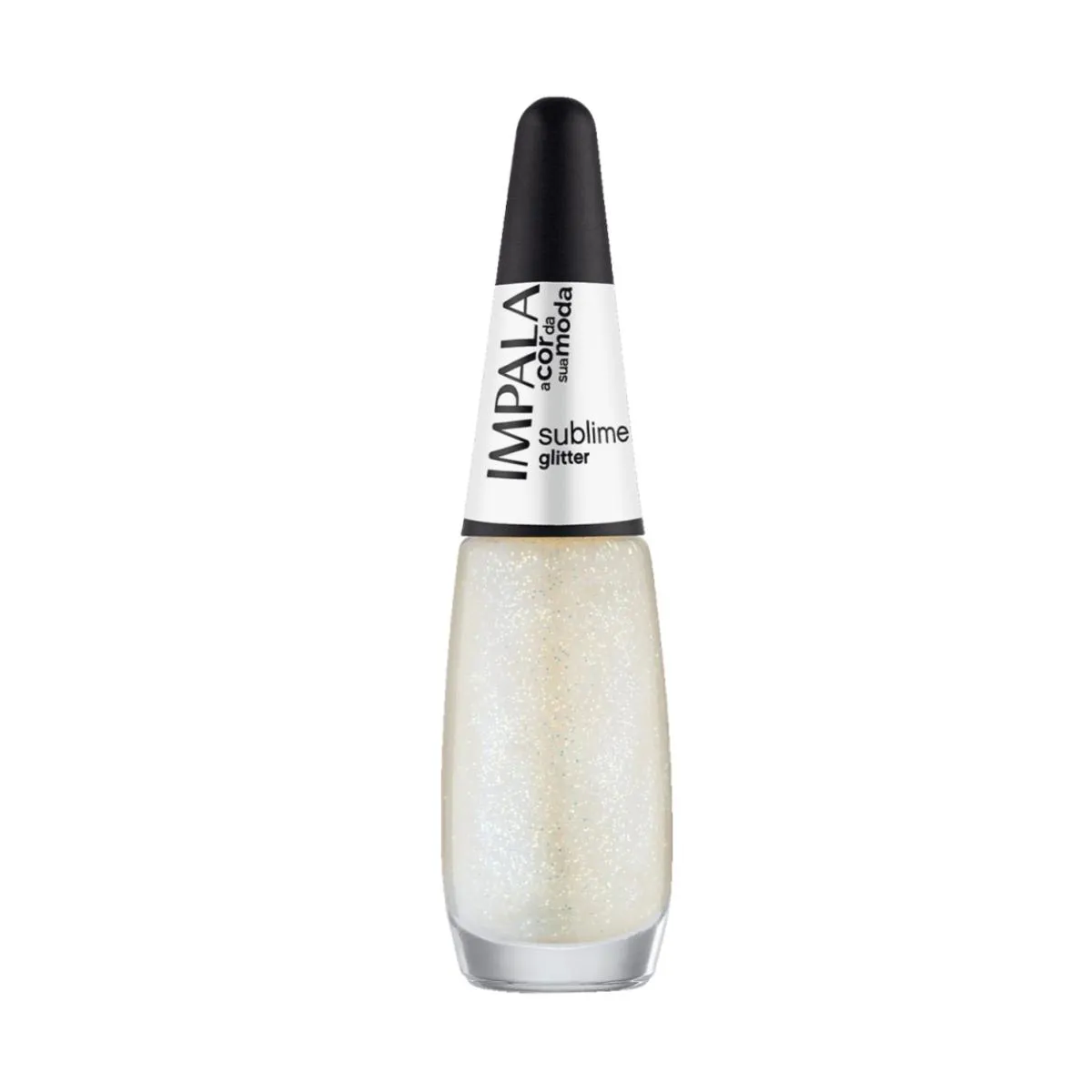 ESMALTE IMPALA COLEçãO A COR DA MODA UNHAS GLITTER SUBLIME