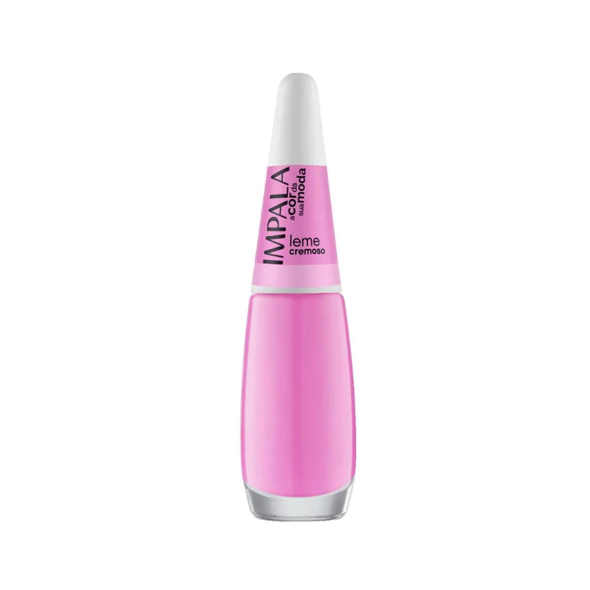 ESMALTE IMPALA COLEçãO A COR DA SUA MODA UNHAS LEME CREMOSO