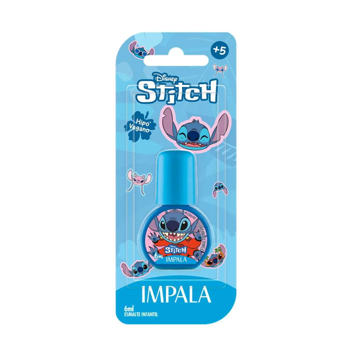 ESMALTE IMPALA KIDS STITCH EXPERIêNCIA 626 ANGEL UNHA DISNEY