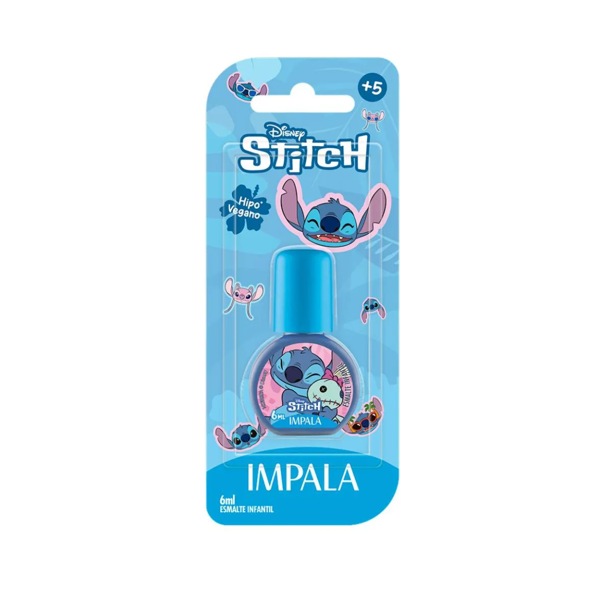 ESMALTE IMPALA KIDS STITCH OHANA QUER DIZER FAMíLIA DISNEY