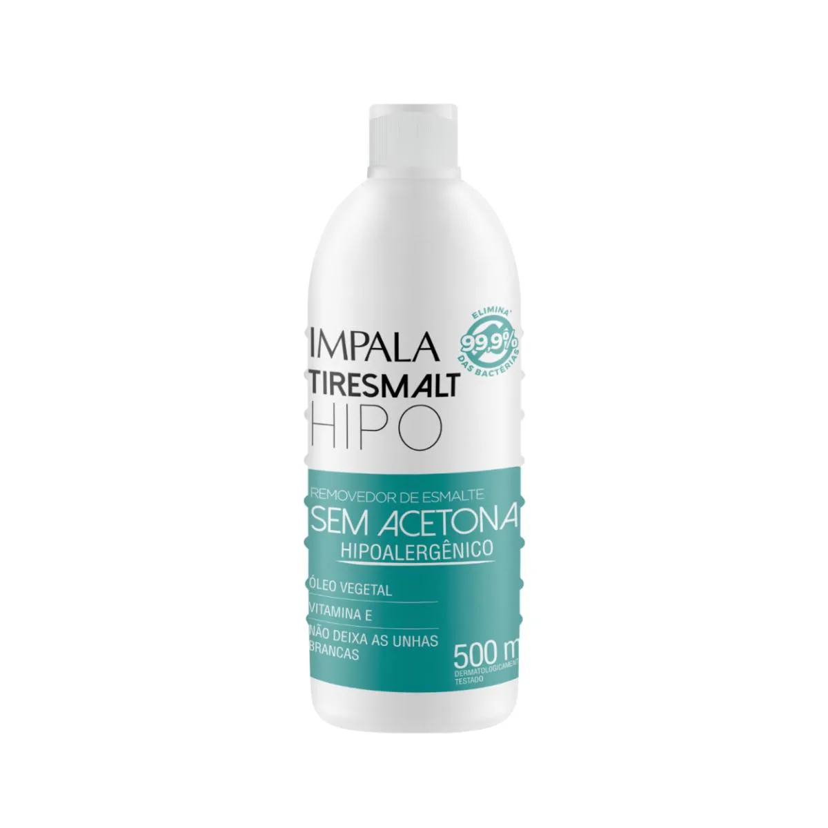 REMOVEDOR DE ESMALTE SEM ACETONA TIRESMALT IMPALA HIPO 500ML