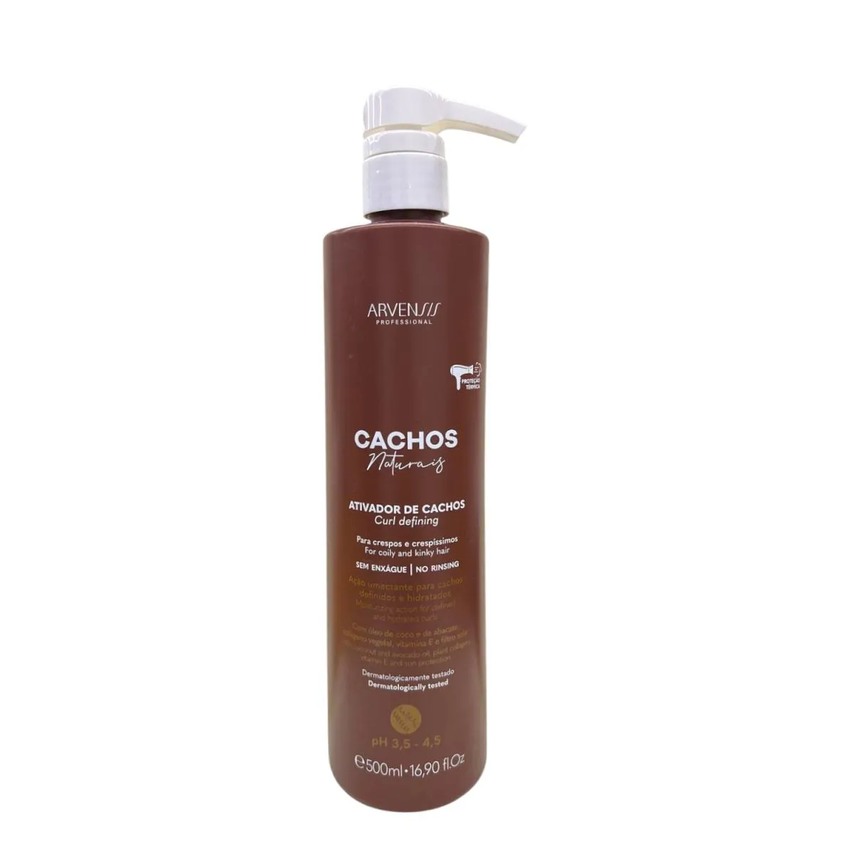 ARVENSIS PROFESSIONAL CACHOS NATURAIS - ATIVADOR DE CACHOS CRESPOS 500ML