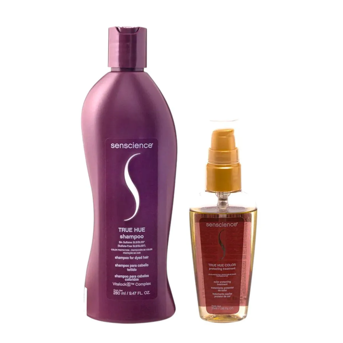 KIT SENSCIENCE TRUE HUE SHAMPOO 280ML + SéRUM 55ML