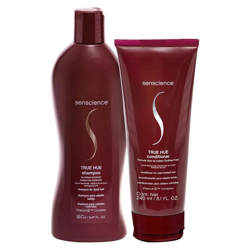 KIT SHAMPOO 280ML E CONDICIONADOR 240ML SENSCIENCE TRUE HUE