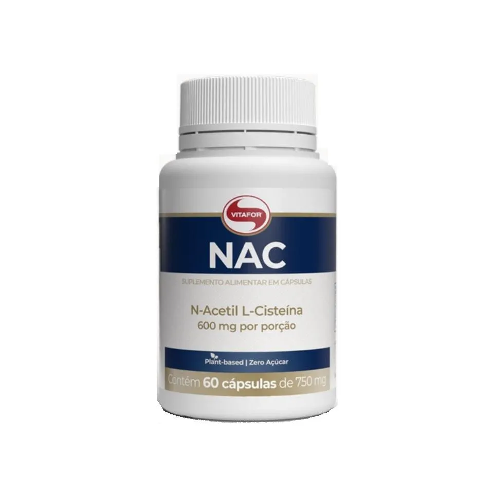 NAC N-ACETIL L-CISTEíNA 600MG (60 CAPS) - PADRãO: ÚNICO