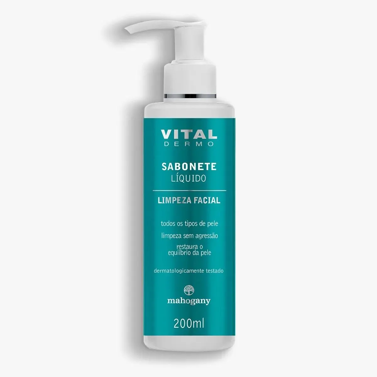 MAHOGANY SABONETE LIQUIDO FACIAL DERMO VITAL 200ML