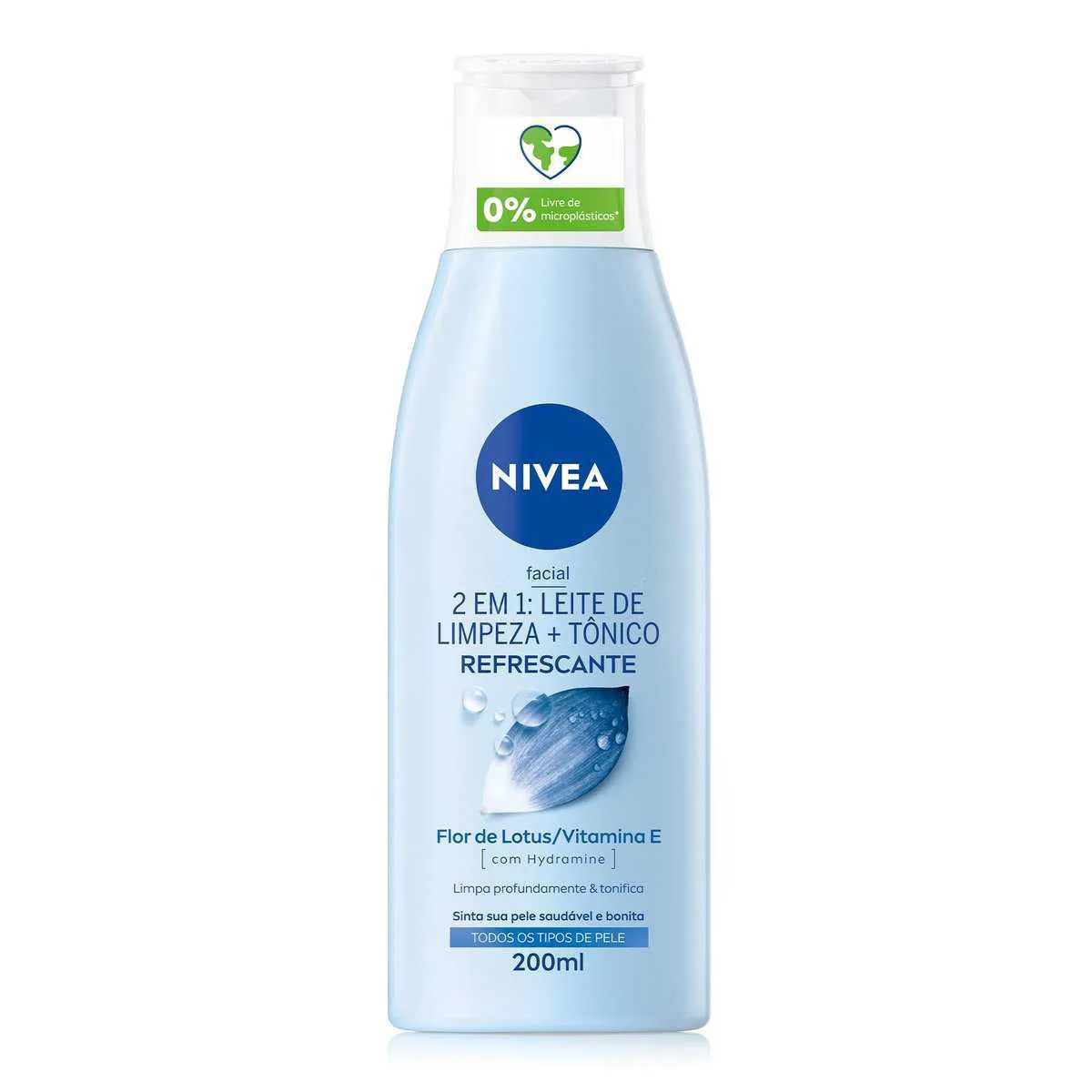 Leite de Limpeza e Tônico Facial Nivea Loção 2 em 1 200ml