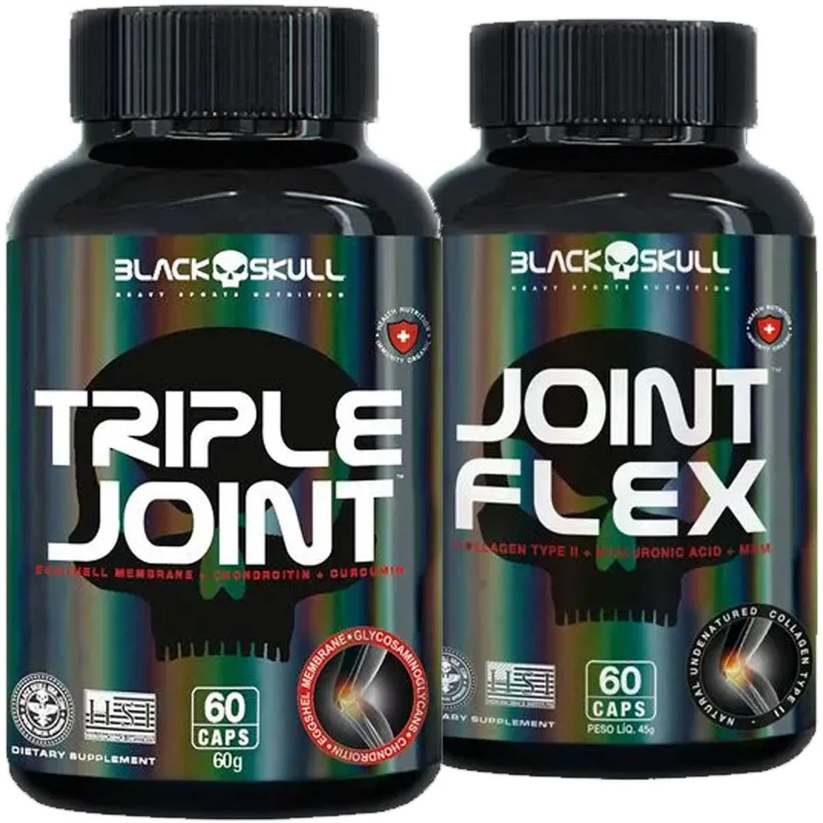 KIT TRIPLE JOINT E JOINT FLEX BLACK SKULL ARTICULAçõES
