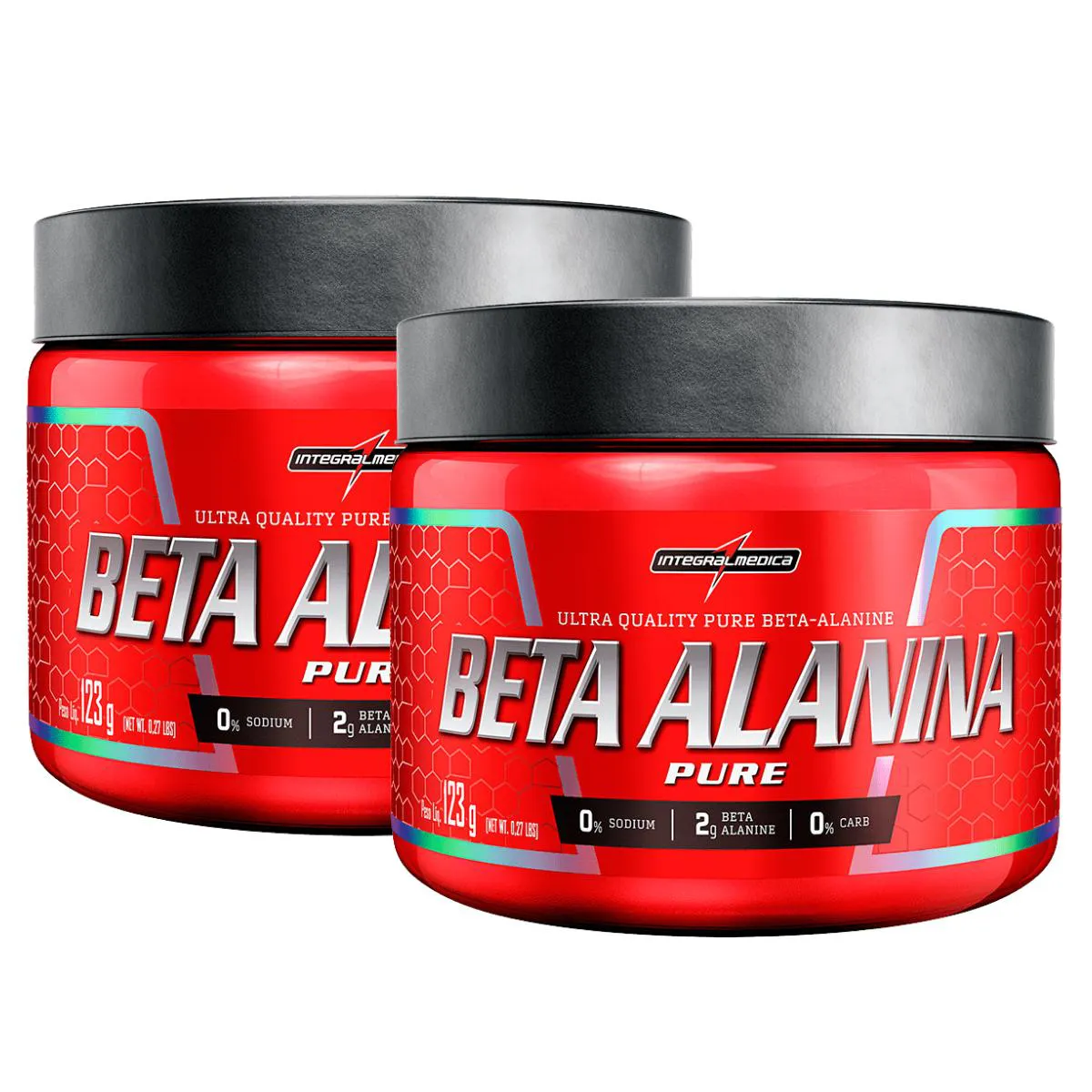 2X BETA ALANINA PURE INTEGRALMEDICA 123G SEM Sabor