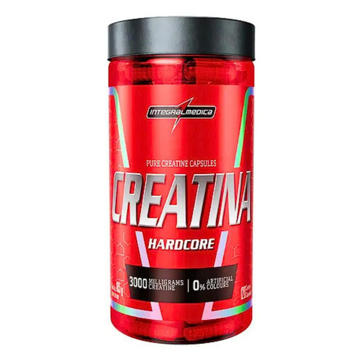 CREATINA MONOHIDRATADA 100% PURA INTEGRALMEDICA 120 CáPSULAS SEM Sabor