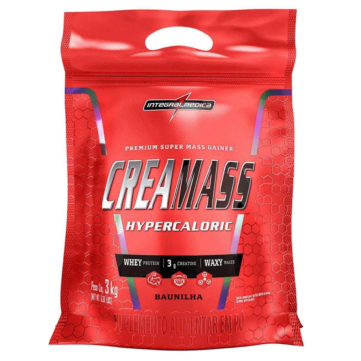 HIPERCALóRICO CREAMASS INTEGRALMEDICA BAUNILHA 3KG