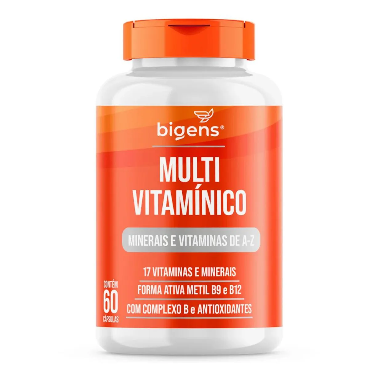 MULTIVITAMíNICO A-Z BIGENS 60 CAPSULAS SEM Sabor