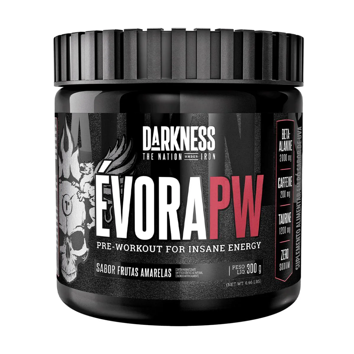 PRE TREINO EVORA PW DARKNESS FRUTAS AMARELAS 300G