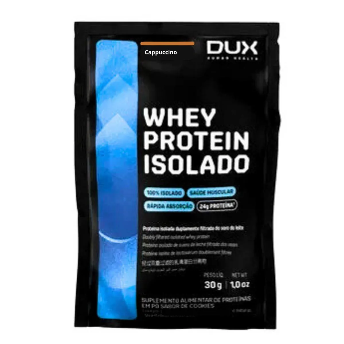 SACHE WHEY PROTEIN ISOLADO DUX CAPPUCCINO 30G