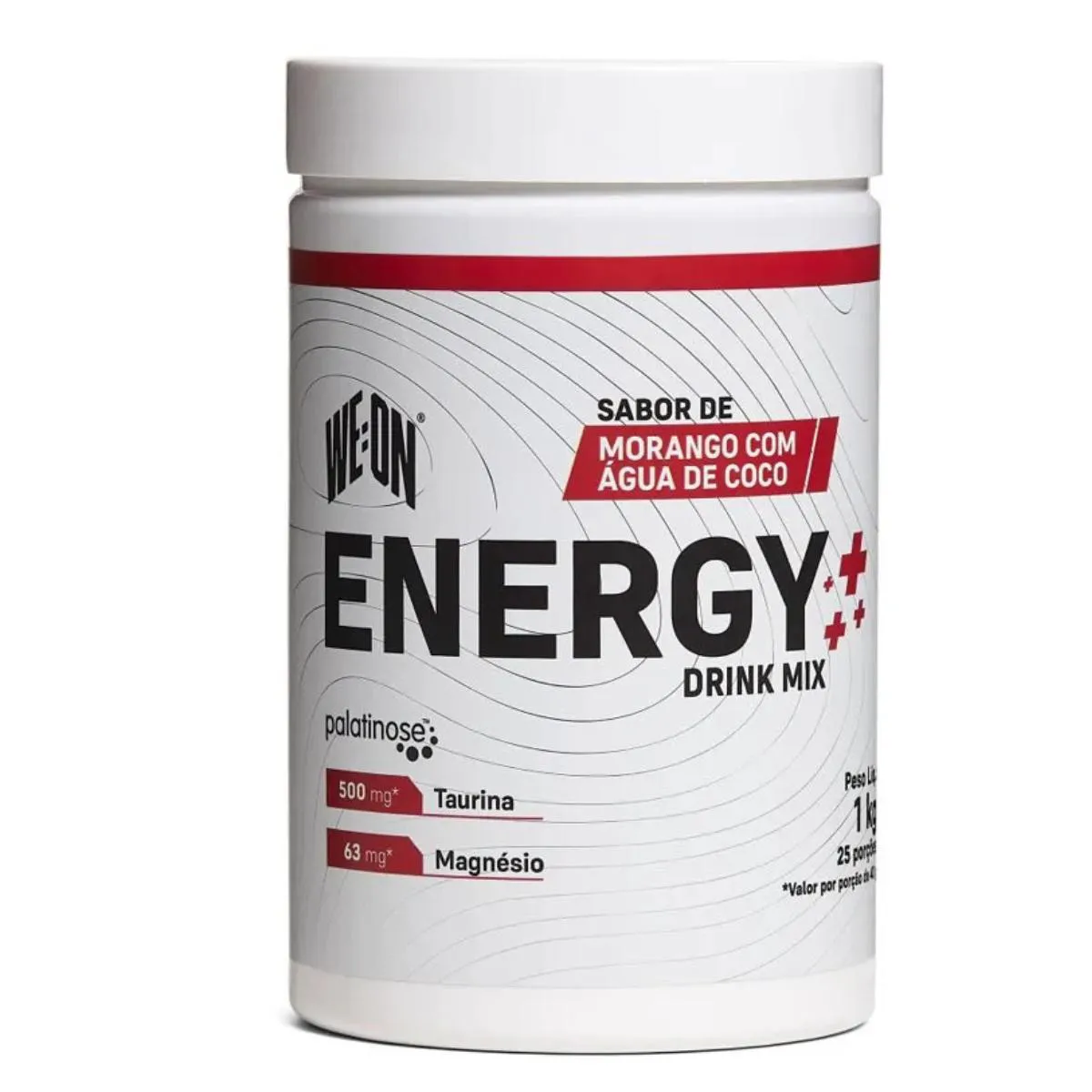 ENERGY DRINK MIX WEON MORANGO COM AGUA DE COCO 1KG