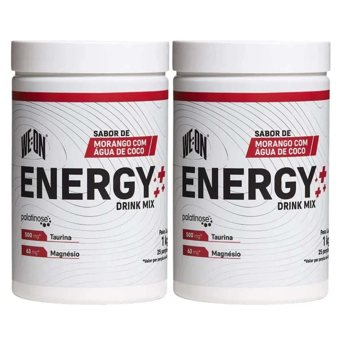 2X ENERGY DRINK MIX WEON MORANGO COM AGUA DE COCO 1KG