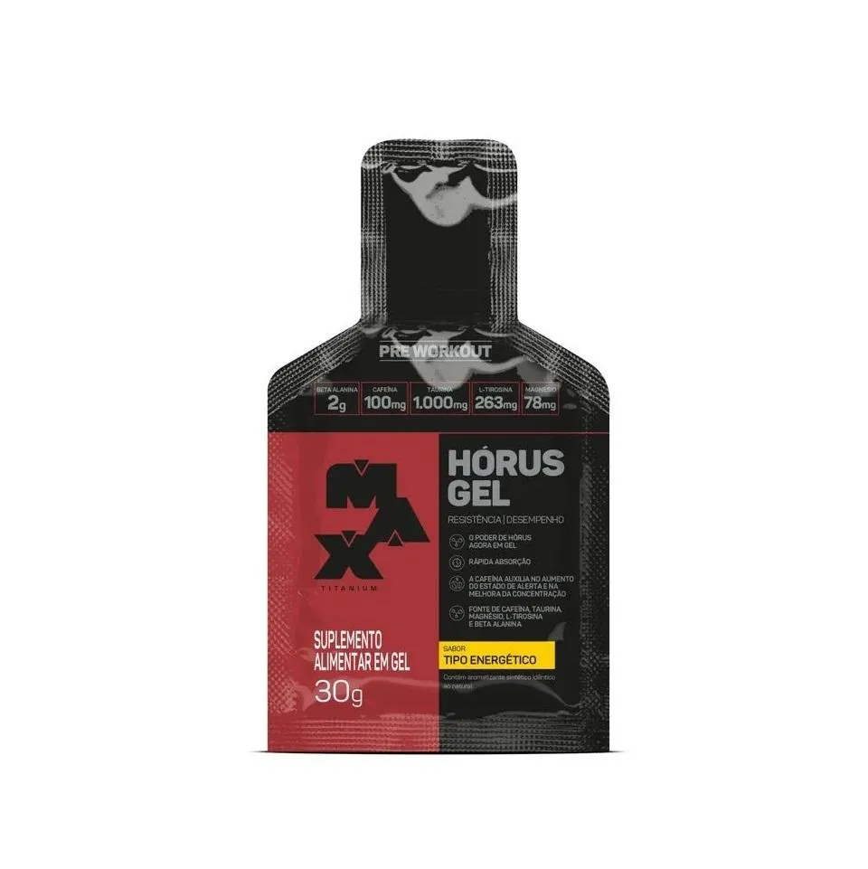 HóRUS GEL SACHê (30G) - SABOR: TIPO ENERGéTICO