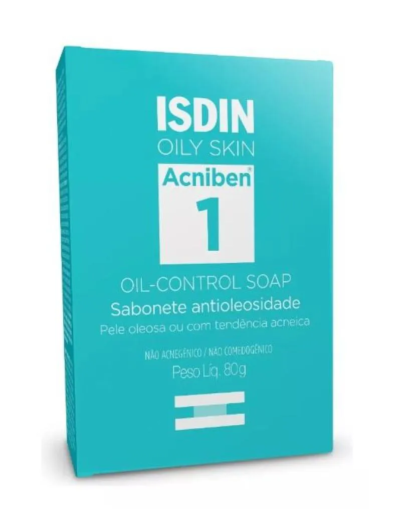 ISDIN ACNIBEN 1 OILY SKIN SABONETE ANTIOLEOSIDADE 80G
