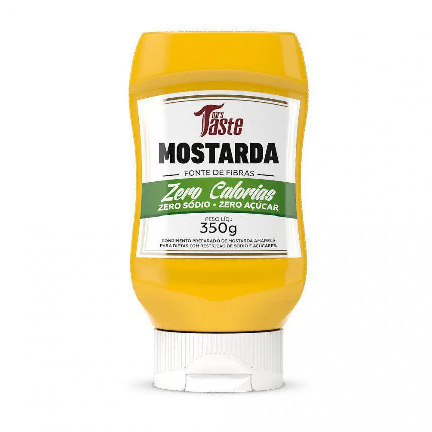 MOLHO BAIXO SóDIO E BAIXA CALORIA - SABORES - SABOR: MOSTARDA (350G)