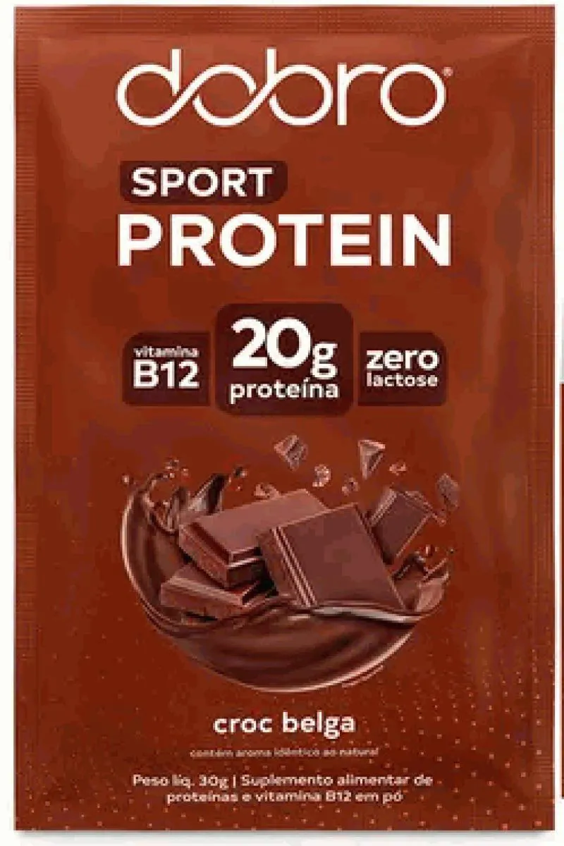 SPORT PROTEIN DOBRO SACHê (30G) - SABOR: CHOCOLATE BELGA