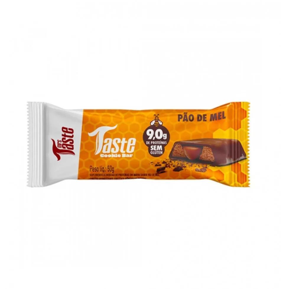 TASTE COOKIE BAR (45G) - SABOR: PãO DE MEL (50G)