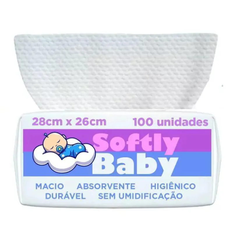LENçO MULTIUSO SOFTLY BABY 100 UNIDADES