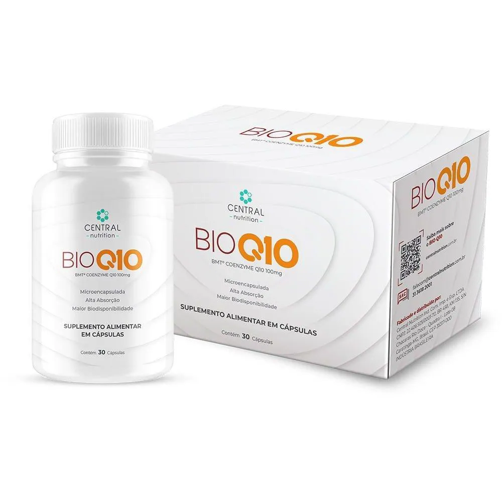 BIO Q10 CENTRAL NUTRITION 100MG 30 CáPSULAS