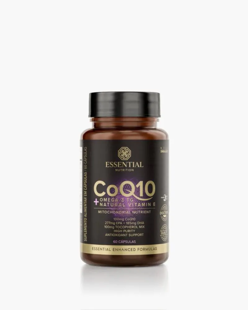 COQ10 + OMEGA 3TG + NATURAL VITAMIN E ESSENTIAL 120 CáPSULAS