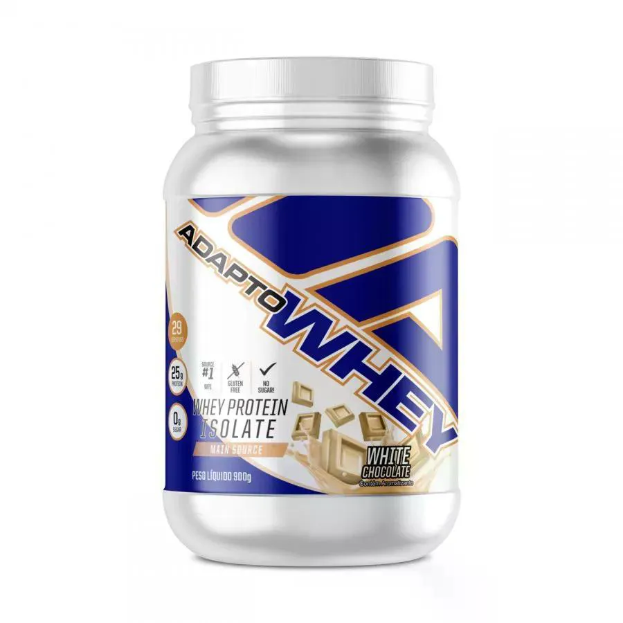 WHEY 3W ADAPTOGEN CHOCOLATE BRANCO 900G
