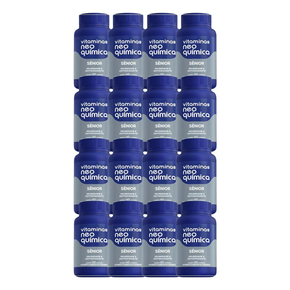KIT 16X SUPLEMENTO ALIMENTAR SêNIOR 60 CPR - NEO QUIMICA