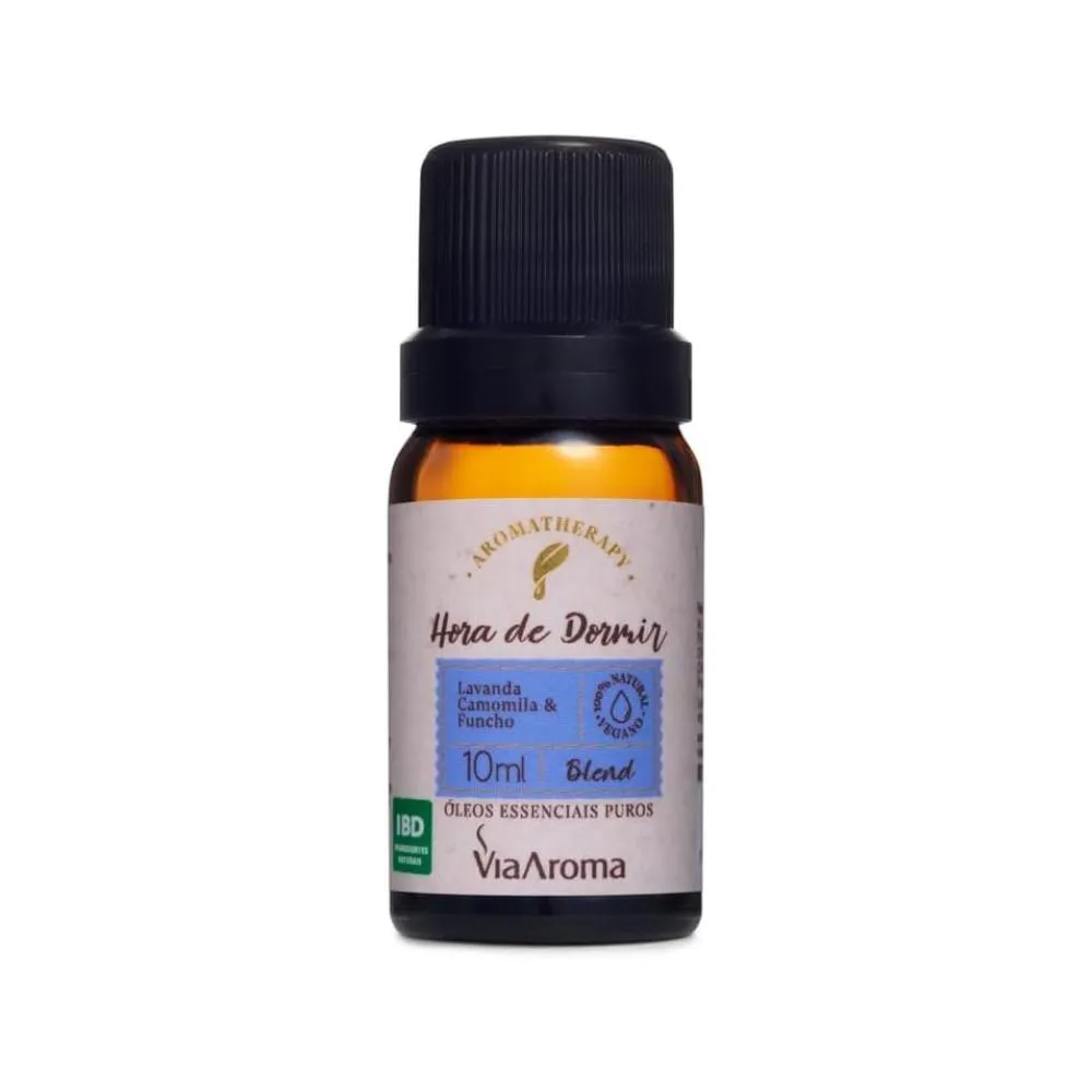 BLEND DE ÓLEOS ESSENCIAIS HORA DE DORMIR VIA AROMA - 10ML