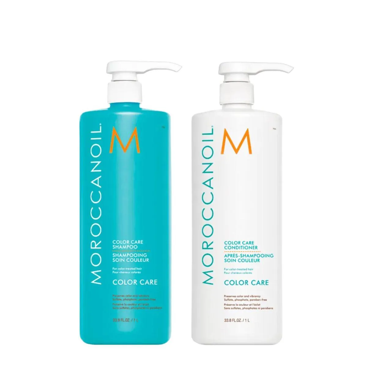 KIT MOROCCANOIL COLOR CARE - SHAMPOO CUIDADO DA COR 1000 ML + CONDICIONADOR 1000 ML