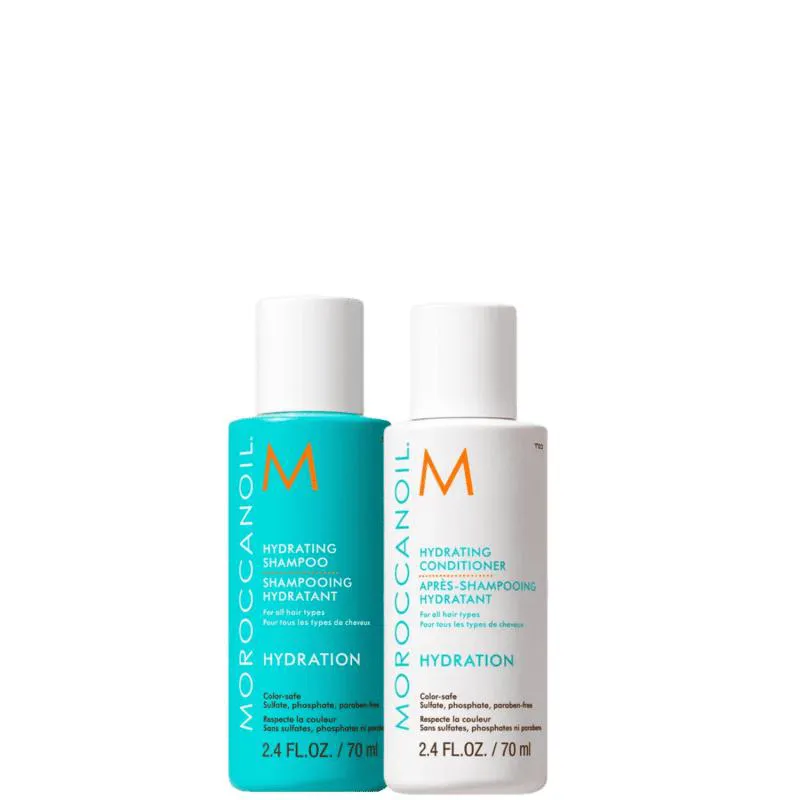 KIT MOROCCANOIL HYDRATION - SHAMPOO 70ML + CONDICIONADOR 70ML