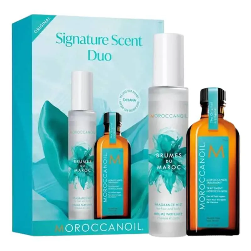 KIT MOROCCANOIL SIGNATURE SCENT DUO - BRUMES DU MAROC 100ML + OIL TREATMENT 100ML