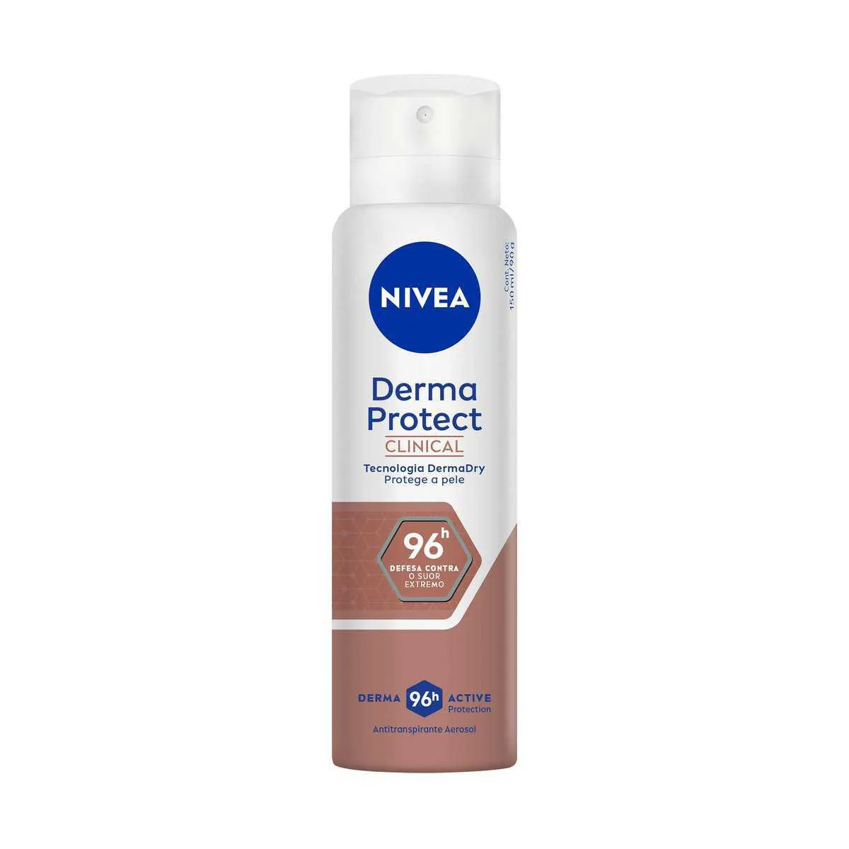 Desodorante Antitranspirante Aerosol Nivea Clinical Derma Protect Feminino 96h 150ml