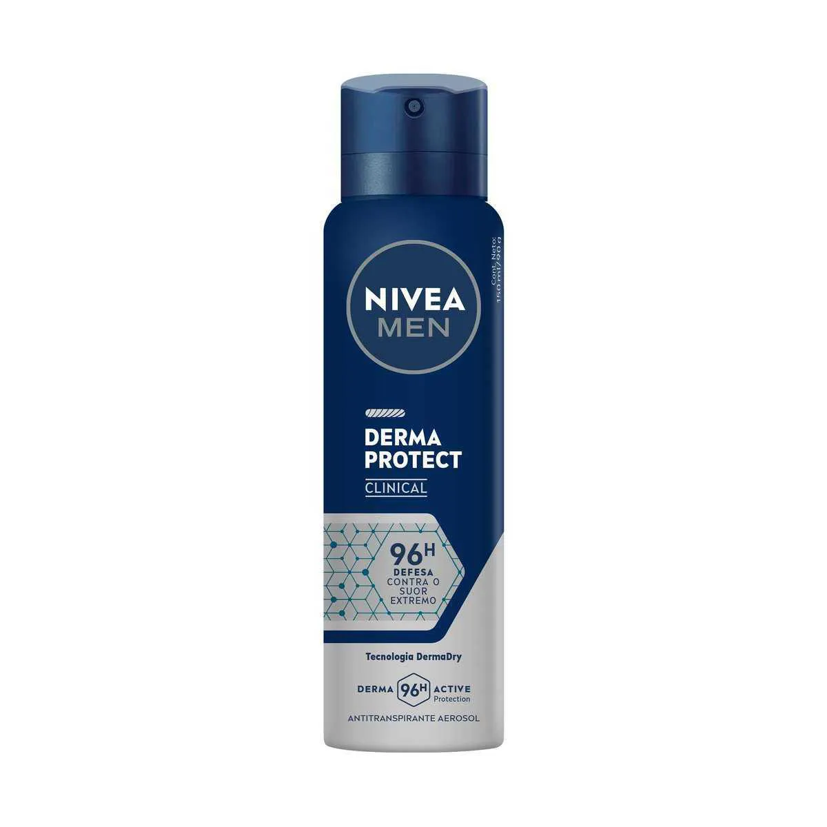 Desodorante Antitranspirante Aerosol Nivea Men Clinical Derma Protect 96h 150ml