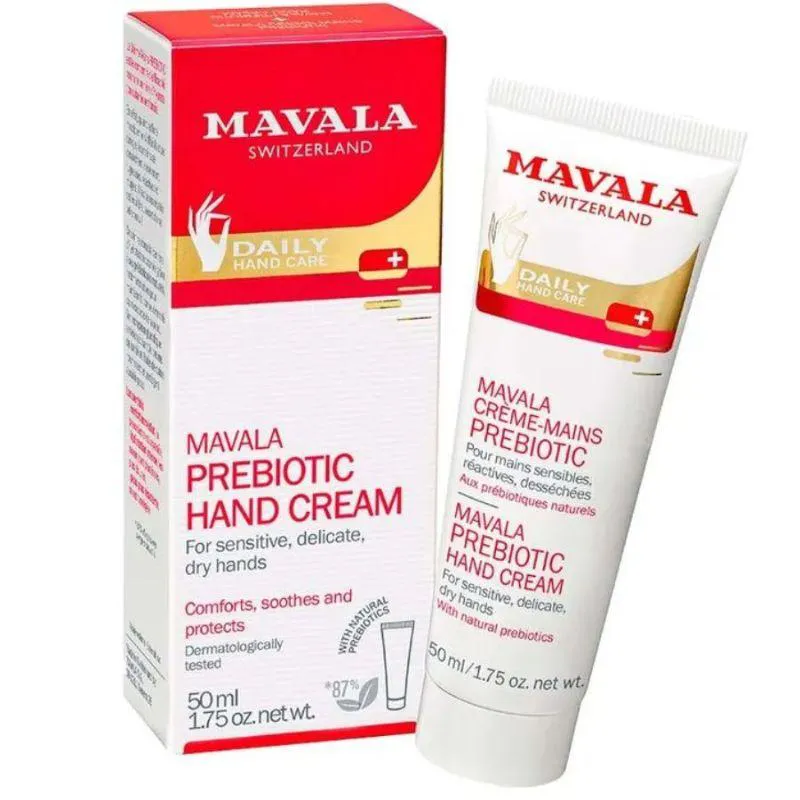 CREME HIDRATANTE PARA AS MãOS 50ML - MAVALA PREBIOTIC HAND CREAM